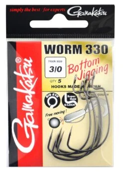 Gamakatsu Worm 330 Bottom Jigging Hooks Size 5/0 6 Gamakatsu Worm 330 Bottom Jigging Hooks Size 5/0 -Vissen Product Winkel 1a9d11432596e9bd