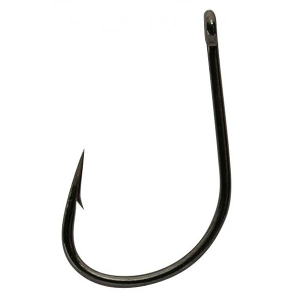 Gamakatsu LS-2033F New Label Eyed Hooks Black Size 12 1 Gamakatsu LS-2033F New Label Eyed Hooks Black Size 12