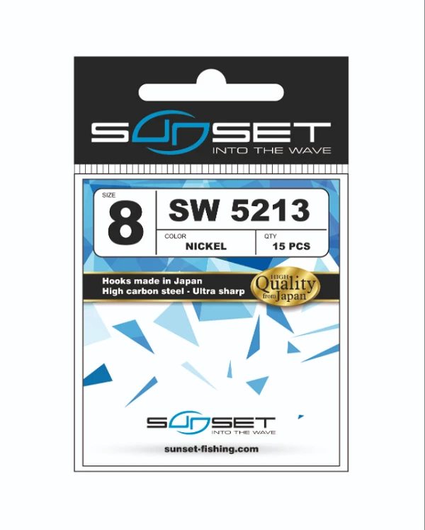 Sunset Sunhooks Sw 5213Ni #8 (15 Stuks) 1 Sunset Sunhooks Sw 5213Ni #8 (15 Stuks)