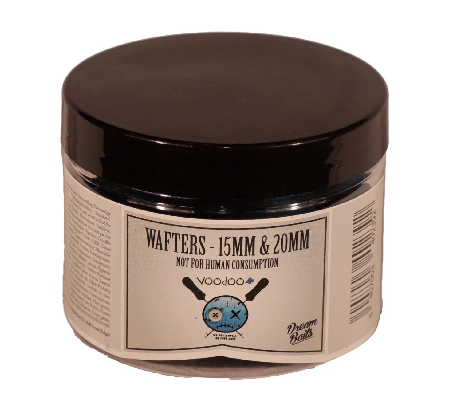 Dreambaits Voodoo+ Wafters Blauw (15+20mm Mix) 1 Dreambaits Voodoo+ Wafters Blauw (15+20mm Mix)