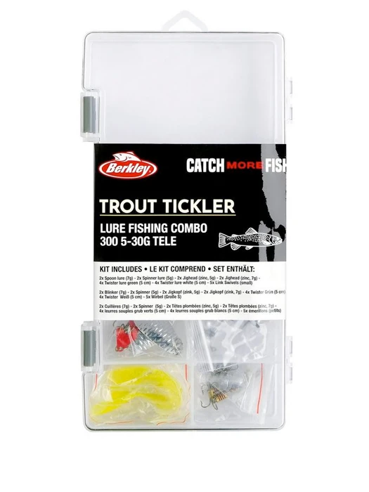 Berkley CMF Trout Tickler CB Tele Hengelset 2,10m (5-20g) (Inc. Kunstaas) 2 Berkley CMF Trout Tickler CB Tele Hengelset 2,10m (5-20g) (Inc. Kunstaas) - Afbeelding 2