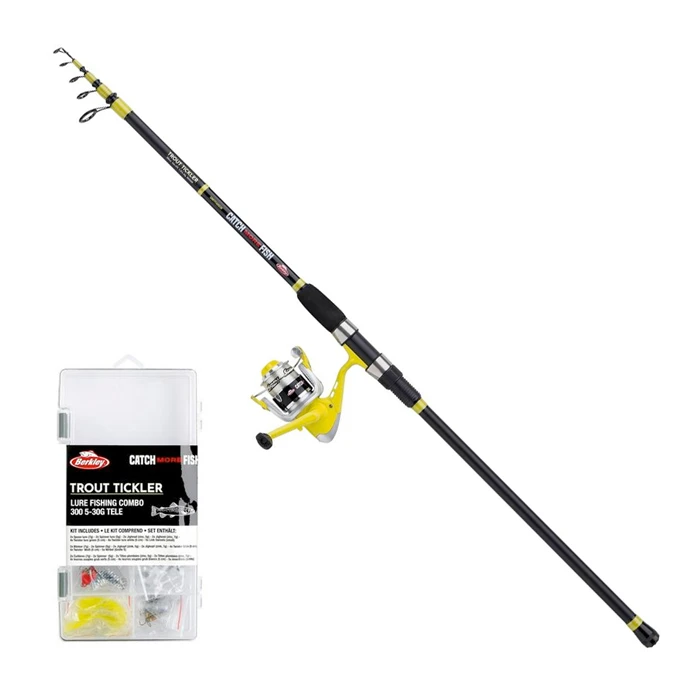Berkley CMF Trout Tickler CB Tele Hengelset 2,10m (5-20g) (Inc. Kunstaas) 5 Berkley CMF Trout Tickler CB Tele Hengelset 2,10m (5-20g) (Inc. Kunstaas) - Afbeelding 5