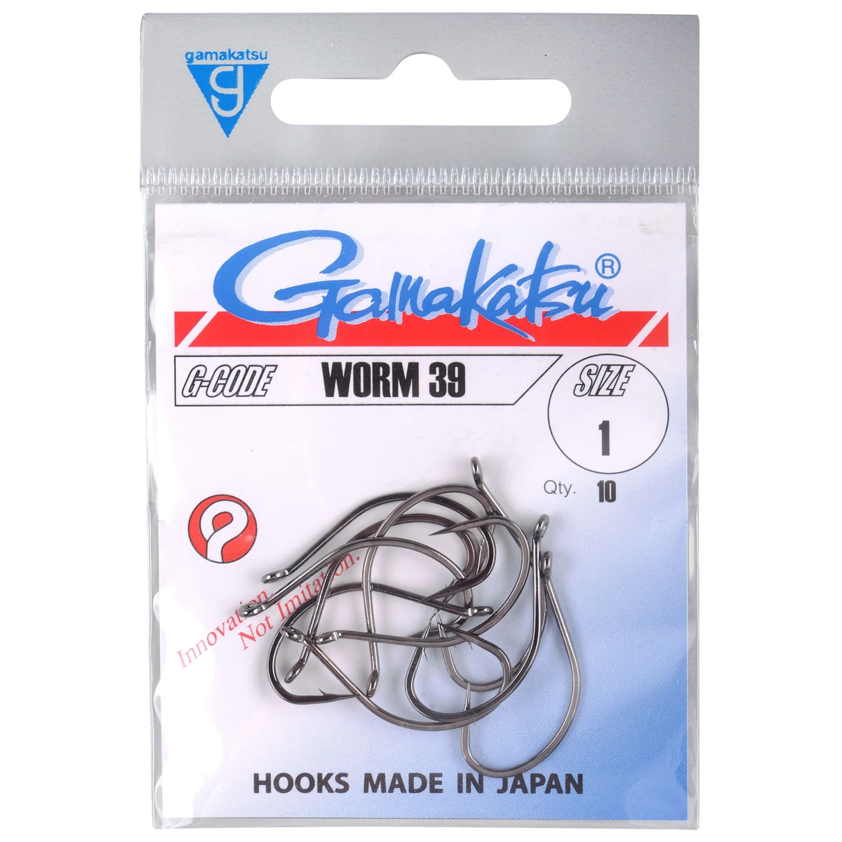 Gamakatsu Worm 39 #4 (12pcs) 2 Gamakatsu Worm 39 #4 (12pcs) - Afbeelding 2