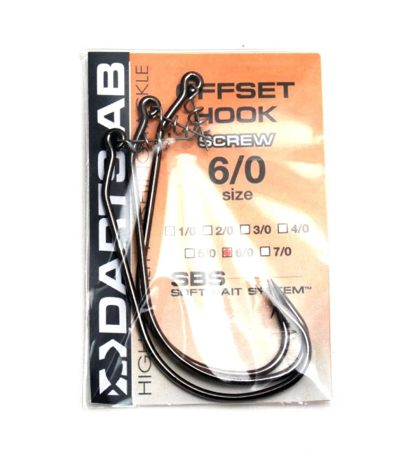 Darts Offset Hook Screw Size 2/0 1 Darts Offset Hook Screw Size 2/0