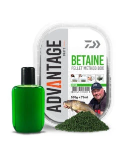 Daiwa Method Green Betain Pellet Box ( 500 Gram + 75ml Booster ) -Vissen Product Winkel cf95ffb109d1f71b