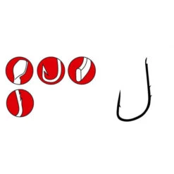 Gamakatsu LS-2120F Hooks Black (25pcs) Size 10