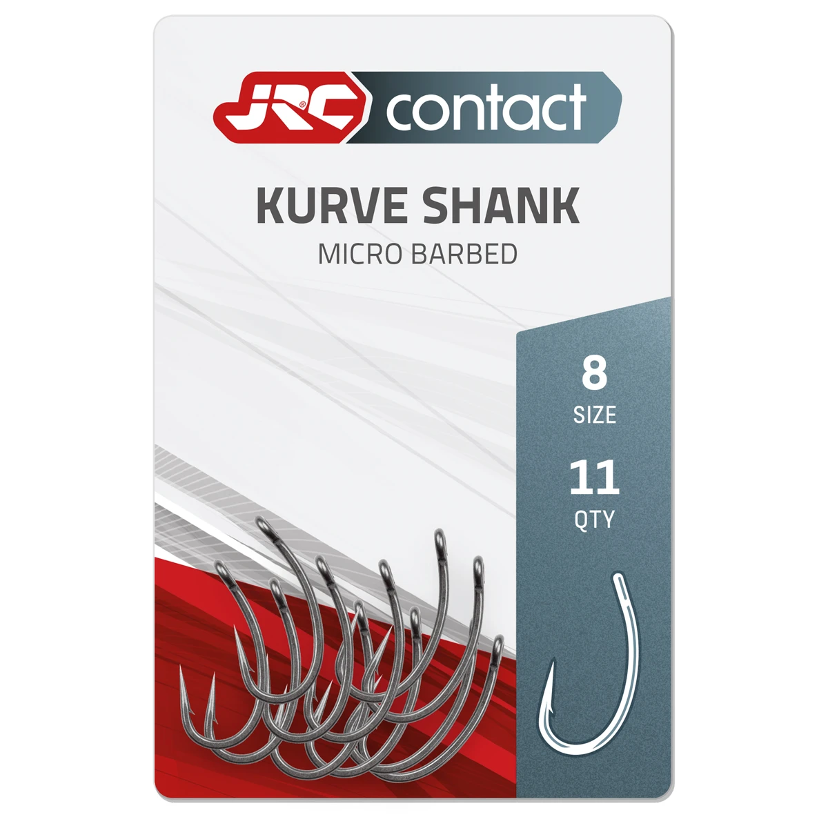 JRC Contact Kurve Shank Carp Hooks #8 2 JRC Contact Kurve Shank Carp Hooks #8 - Afbeelding 2