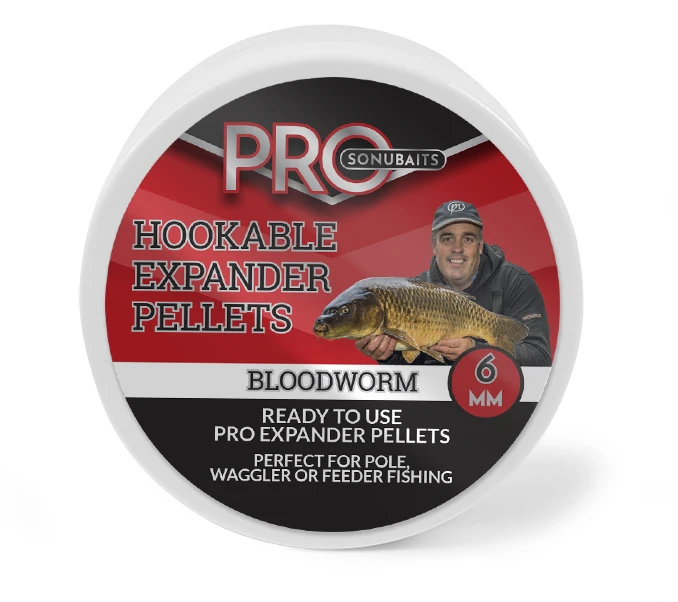 SonuBaits Hookable Pro Expander Bloodworm 6mm 1 SonuBaits Hookable Pro Expander Bloodworm 6mm